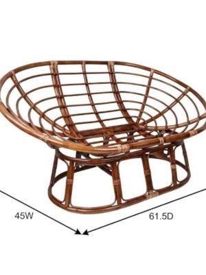 Rattan Double Papasan Chair Frame - Outdoor Indoor Seating
