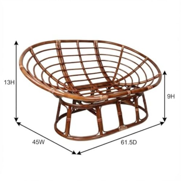 product-open-7c9d7e9fd7824732ba247b1886344fa2-goods Rattan Double Papasan Chair Frame - Outdoor Indoor Seating
