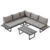 product-open-7e966cb4b4f84362b8a95b9906e07f88-goods 4pcs Outdoor Conversation Set with Coffee Table, Outdoor Patio Furniture for Garden, Balcony, Poolside, Courtyard & Backyard, Weather-Resistant