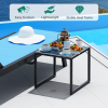 XH103 Recliner Collection Featuring 2 Cozy Chairs And 1 Robust Table, Made from Long-Lasting Textilene Fabric And Iron Tubing for Outdoor Leisure