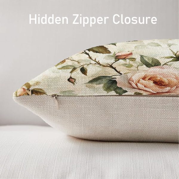 product-open-833254ec455b4c7db0e08779ffdb85ad-goods Outdoor Pillows 2pcs Set with InsertAbstract Watercolor Botanical Print Outdoor Cushion, Artistic Floral Aesthetic Design, 17.72inch Square Pillow with Insert. Versatile for Patio, Garden, or Living Room Decor. Features Durable Weather-Resistant Fab