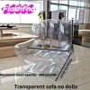 Extra Large Transparent Sofa - Holds 200 Dolls, Heavy-Duty PVC Folding Storage Chair with Space-Saving Modular Design for Doll Photography, Collectors, Home/Office/Camping/Beach Use - Easy-to-Clean Lightweight Furniture, Collector's Edition Durable Plastic Outdoor Seat, Sturdy Structure, Versatile Home Organizer