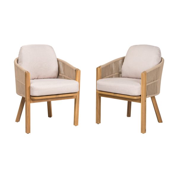 product-open-864f1a173a9b4fe4bd7b1d5cceb0642b-goods Courtyard Dining Chairs (2pcs Set) Soft Padded Seats Can Be Used As Dining Chairs Or Leisure Chairs With Detachable Cushions Suitable For Various Spatial Environments