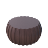 product-open-8a1bb479a05e405bbd67b4304aa3ea0a-goods 35.43' Modern Waterproof Coffee Table Durable MgO Cement Design Indoor and Outdoor Compatible Brown