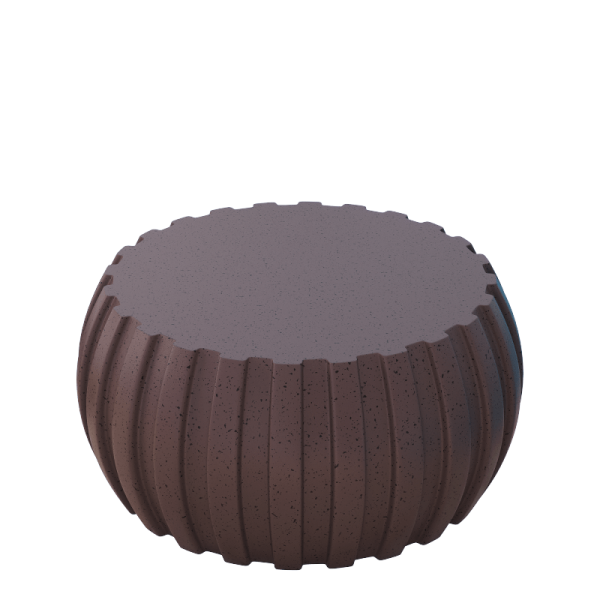product-open-8a1bb479a05e405bbd67b4304aa3ea0a-goods 35.43' Modern Waterproof Coffee Table Durable MgO Cement Design Indoor and Outdoor Compatible Brown