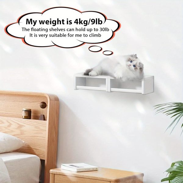 product-open-8b1c0d5ae5874ca49b95c9e56e3b1c81-goods 5pcs White Nursery Bookshelves Set - DIY Floating Shelves with 5-Tier Storage (32in, 2x16.5in, 2x10in) - Wall-Mounted Kids Room Shelving Suitable for Nursery, Room, Kids' Room - Easy Assembly, Space-Saving Bookcase