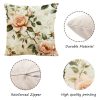 product-open-8b2f9a33d4e147cdbc435d67d7b89db3-goods Outdoor Pillows 2pcs Set with InsertAbstract Watercolor Botanical Print Outdoor Cushion, Artistic Floral Aesthetic Design, 17.72inch Square Pillow with Insert. Versatile for Patio, Garden, or Living Room Decor. Features Durable Weather-Resistant Fab