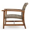 product-open-93e5b6662ed4439eb118a8f64b6abc37-goods Outdoor Acacia Wood Wicker Club Chairs with Acacia Wood Frame, 2pcs Set