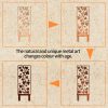 1pc Hand-Welded Wrought Iron Maple Leaf Screens, Rusty Privacy Screens, Garden Screens with Stands, And Garden Decorations Featuring Garden Stands