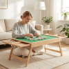 This Foldable Block Game Table Features Multiple Smoothly Sliding Drawers That Are Unlikely to Slip Or Fall Out. with Ample Surrounding Storage, It Can Be Placed Anywhere, Including The Living Room, Bedroom, Or on a Rug