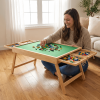 This Foldable Block Game Table Features Multiple Smoothly Sliding Drawers That Are Unlikely to Slip Or Fall Out. with Ample Surrounding Storage, It Can Be Placed Anywhere, Including The Living Room, Bedroom, Or on a Rug