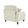 product-open-a77107ada1e048c58ac7eb3ad77174b7-goods Sofa Lsf Chenille W/1 Pillow -Beige White, Comfortable Backrest Sofa, Modern Minimalist Style, Suitable for Bedroom, Office, Dorm and Living Room, Easy to Clean, Easy to Install