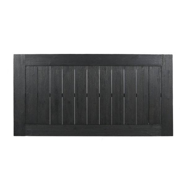 product-open-a7b6da4394f34daba06e443ab48e2d6c-goods 69 Inch Sandblast Dark Gray Finish Acacia Wood Outdoor Dining Table Modern Weather Resistant Patio Furniture for Garden Backyard Balcony Courtyard Family Gatherings Housewarming Holiday Gift