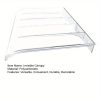 product-open-aa08c07bcf674d808708d782ed772c1b-goods 1x Durable Transparent Plastic Front Door Canopy- Transparent, Waterproof Roof Window Sunshade Cover, Outdoor Balcony and Entrance Invisible Snow and Rain Protection, Easy to Install
