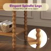 product-open-aa946dc4ea0c45798d45507ebf38a482-goods PAPAJET Solid Wood Nightstand with Drawer Walnut Bedside Table Mid Century Bedroom Furniture Single or Set of 2 Options