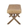 product-open-ab77b21d02d245448f75afcd3bcf2001-goods Lightweight and Durable Outdoor Bench for Patio or Garden - Rustic Brown - Easy Assembly Weather-Resistant Design 60-Inch Length, Easy to Assemble
