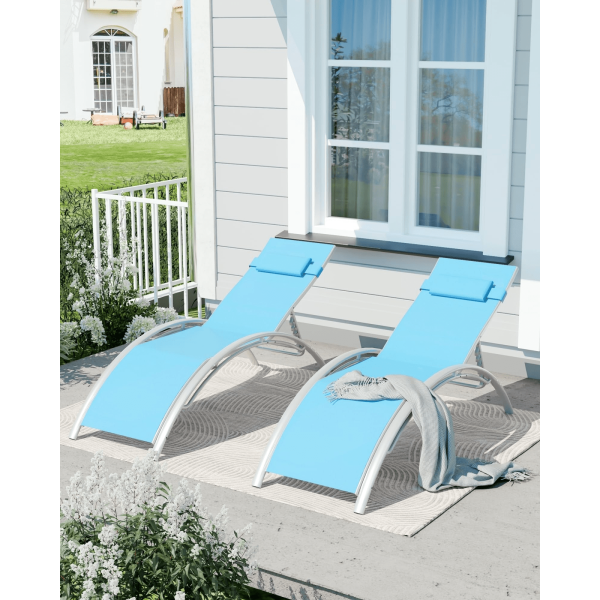 product-open-abedd16a05394e2fbd72d95b97989a57-goods Lounger: Aluminum Alloy Sun Lounger 2pcs Set