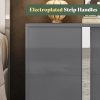 product-open-ae3d67188b074190802c7d085612a3b8-goods Modern Nightstand with Drawers - High-Gloss Bedside Table Suitable for, MDF/Fiberboard, Space-Saving End Table with Pull Handle, Assembly for Small Bedrooms & Contemporary Decor, Assembly Required