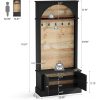 product-open-af18273566ad4c68862717212c2e8077-goods Entryway Bench Design Featuring a Coat Rack, a 70.86-Inch Hall Tree with a Storage Bench, a Farmhouse-Style Hall Tree Equipped with Five Hooks And Adjustable Shoe Storage, Perfect for The Entryway Or Hallway