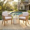 product-open-b232f8ee42db4d30b88ab140f6d00d49-goods Courtyard Dining Chairs (2pcs Set) Soft Padded Seats Can Be Used As Dining Chairs Or Leisure Chairs With Detachable Cushions Suitable For Various Spatial Environments
