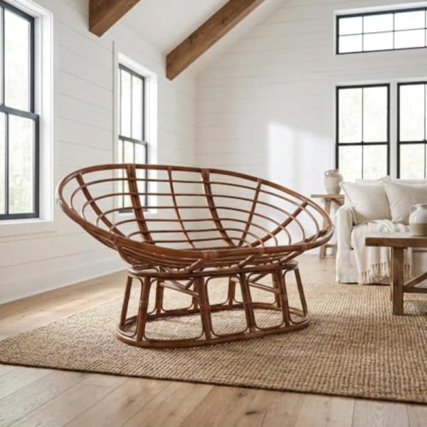 product-open-b2dd7430c87149c6bcb0000938309433-goods Rattan Double Papasan Chair Frame - Outdoor Indoor Seating