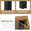 MULTIGOT 79" 8-Person Dining Table w/ 1.9" Umbrella Hole Acacia Wood Adjustable Foot Pads
