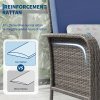 [Outdoor Wicker Chairs] Outdoor Wicker Chairs Set of 2, High Back Rattan Patio Chairs with Comfy Cushion, All-Weather Outside Club Chairs for Balcony Deck Garden
