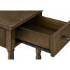 product-open-b6932a4740d44de0af6519705ee3d527-goods Accent Table 2 Tier End Side Table Nightstand Bedroom Narrow Lamp Storage Drawer Brown Veneer Traditional