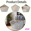 Extra Large Transparent Sofa - Holds 200 Dolls, Heavy-Duty PVC Folding Storage Chair with Space-Saving Modular Design for Doll Photography, Collectors, Home/Office/Camping/Beach Use - Easy-to-Clean Lightweight Furniture, Collector's Edition Durable Plastic Outdoor Seat, Sturdy Structure, Versatile Home Organizer