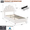 product-open-b807a9f73c6f4c728877abfafeefd091-goods Twin Size Bed Frame Suitable for Kids Girls Boys - Upholstered Princess Platform Bed with Headboard & 2 Storage Drawers, Solid Wood Slat Support, No Box Spring Needed, Easy Assembly, Modern Minimalist Furniture for Boys and Girls