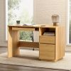 product-open-bc866209e6b84a23bfeed000ada16c90-goods 47" Office Desk, Farmhouse Executive Desk with File Drawer& Outlet, Wood Computer Desks with Keyboard Tray, Workspace for Study Writing