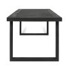 product-open-becb0ba1db064af788a274fd5fdeeb94-goods 69 Inch Sandblast Dark Gray Finish Acacia Wood Outdoor Dining Table Modern Weather Resistant Patio Furniture for Garden Backyard Balcony Courtyard Family Gatherings Housewarming Holiday Gift