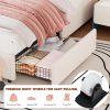 product-open-c082de1112e94b9faccf0c917a60ea91-goods Twin Size Bed Frame for Bedroom - Platform Bed with Headboard, 2 Storage Drawers, Slat Support, No Box Spring Needed, Easy Assembly(Bed Frame Only)