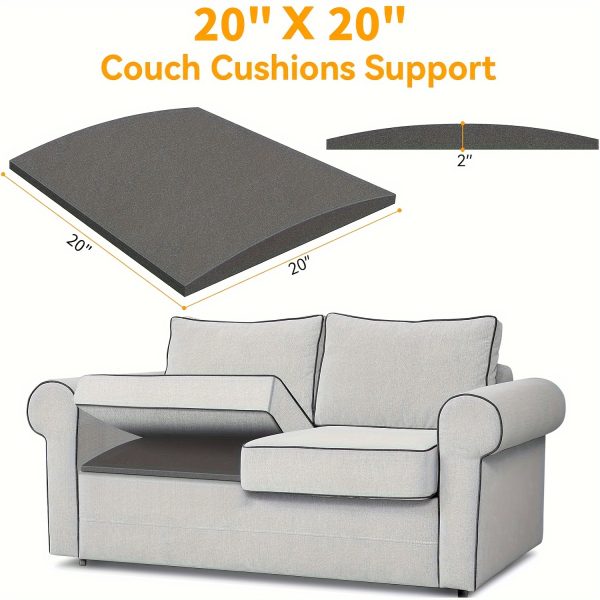 product-open-c0e889262db4470398c64506a0831a7c-goods 1/2/3pcs Sofa Support for Indented Cushion Sofa Support, High-Density Foam Under Cushion Repair 50.8cmX 20.0inch Furniture Seat Dimple Repair