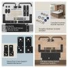 Murphy Bed Spring Mechanism 2055 X 1175 X 2080 Mm, Murphy Bed Kit, Twin Deluxe, Kit Mechanical Hardware for Wall Beds, Pneumatic Lever Bed Support, Folding Cabinet Wall Bed