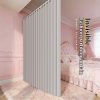 1pc Foldable Room Divider Curtain, Space-Saving Folding Privacy Screen with Hooks, Light-Blocking Polyester Curtain Suitable for Living Room, Bedroom, Kitchen- Modern Home Decoration Divider, Foldable Design, Easy Installation, Durable Fabric, S