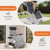 product-open-c4affb4d48de4e82b993f607bcc3c9d3-goods Zero Gravity Recliner, Foldable Patio Chair --- Includes Cup Holder Tray; Removable Cushion; Ideal For The Beach, Patio, Or Poolside