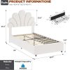 product-open-c631fee883f8435f8e3589843fbd2890-goods Twin Size Bed Frame for Bedroom - Platform Bed with Headboard, 2 Storage Drawers, Slat Support, No Box Spring Needed, Easy Assembly(Bed Frame Only)