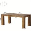 Rectangular Dining Table Measuring 63 Inches, Suitable for 4 to 6 Individuals, Perfect for Kitchen Or Dining Room Use, Featuring a Farmhouse Wooden Design