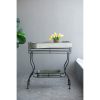 32x15x31' Maggie Galvanized Tray Table Accent Table