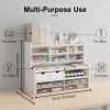 product-open-c6ca1becb19b4a0bab476176b5085809-goods Desktop Storage Box, Multi-Tiered Desktop Shelf, Requires Manual Assembly, Suitable for Stationery, Cosmetics, Office Supplies | Space-Saving Partitioned Storage Box, a Great Valentine'S Day Gift Choice for Family Or Girlfriend