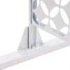 product-open-c83fa6e5ac9a4db89e9ebfdd0be29762-goods Standalone Decorative Privacy Screens for Outdoor And Indoor Use, Suitable for Patios, Decks, Balconies, Porches, Living Rooms, And Bedrooms (White-Coin)