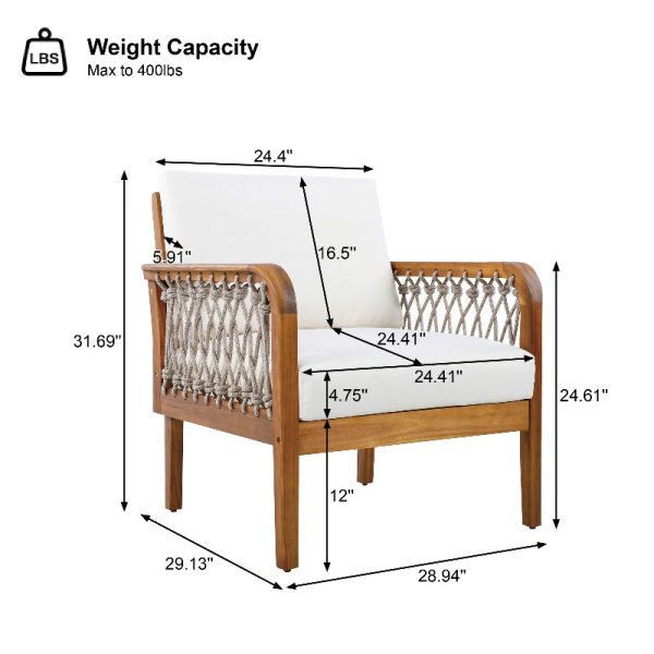 product-open-c92d98ec51b54fd99a8bddfc25b2a249-goods Outdoor Acacia Club Chair with Handwoven Rope, Teak End