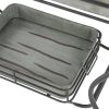 32x15x31' Maggie Galvanized Tray Table Accent Table