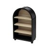 product-open-ca2f68c914fa414cb8a1e83a3f38027c-goods 45.67' Tall Arched Bookshelf, 4 Tier Arched Bookcase, Modern Farmhouse Open Display Tall Bookcase for Bedroom, Home Office, Bedroom