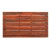 product-open-ca7bba100a254937bf30302c8c2c4f42-goods Acacia Wood Outdoor Coffee Table, Rustic Patio Coffee Table, Weather Resistant Garden Coffee Table, 36.25" W X 20.50" D X 15.00" H, Mahogany Finish, Streamlined Style for Backyard, Deck, Poolside, Balcony