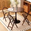 product-open-caea9ddc9b2c406fb98a3631d1853192-goods 1pc, Bamboo Portable Rattan Folding Stool with Handle, Home Dining Chair, Vintage Style Leisure Chair, Space Saving - Perfect for Restaurant, Living Room, Kitchen, Bar, Dormitory