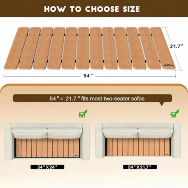 product-open-cb6c6d0e3de347028a3f5af7c09e1c04-goods Heavy Duty Couch Cushion Support Board for Sagging Sofas, 21. 7''x54'' Thick Solid Wood Sofa Support Board to Fix Sinking S, Wooden Support Board to Sagging Spring Sofa