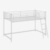 product-open-d2b324438221499f85b56814348c11a4-goods Loft Bed for Kids | Heavy-duty Iron Frame, 350LBS Weight Capacity, Space Saving Design for Small Rooms & Low Ceilings, Movable Ladder, - JOYMOR