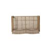 product-open-d4fb9a19848941c7a07c99e656e26b9c-goods Urban Rustic Outdoor Wicker And Acacia Wood Loveseat, Light Multibrown And Light Brown, 34'' H X 5'' X 27.25'' D